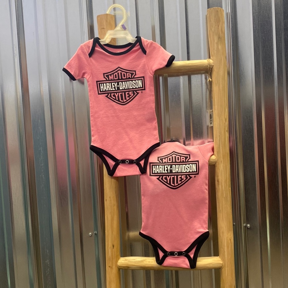 Harley Davidson onesies.